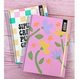 Cuaderno 4 Materias Carta 200Hjs 7Mm Nuovo Mujer