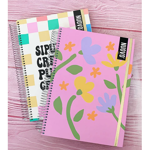 Cuaderno 4 Materias Carta 200Hjs 7Mm Nuovo Mujer
