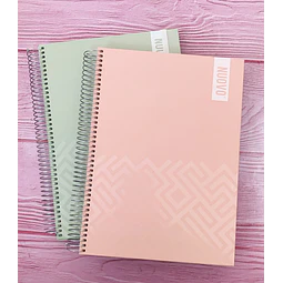 Cuaderno 4 Materias Carta 200Hjs 7Mm Nuovo Pastel
