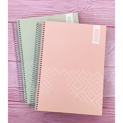 Cuaderno 4 Materias Carta 200Hjs 7Mm Nuovo Pastel