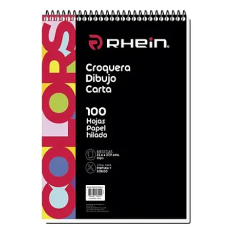 Croquera Carta Rhein 21X27 100Hjs