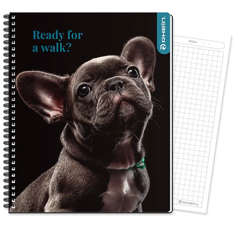 Cuaderno Universitario 100Hjs 7Mm Rhein Puppies