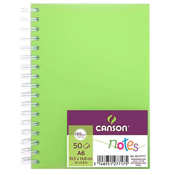 Cuaderno A6 Croquis Colores Canson