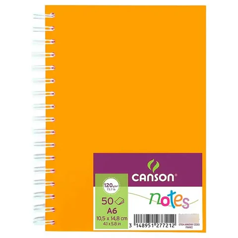 Cuaderno A6 Croquis Colores Canson