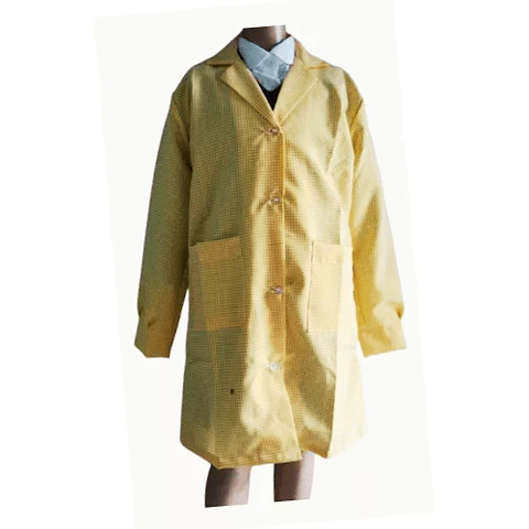Delantal Cuadrille Amarillo Talla 14