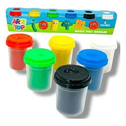 Set Masa Modelar 6 Colores Arte Top