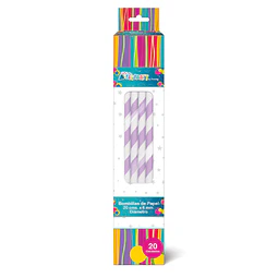 Bombilla Papel Big Party 20Un