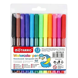Plumon Scripto 12 Colores Motarro