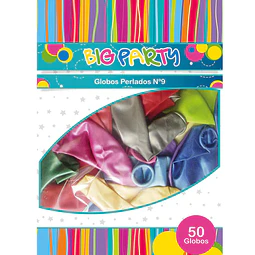 Bolsa Globo N°9 Perlados Surtidos 50Un