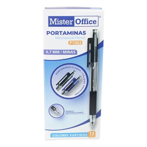 Portaminas con Grip 0.7MM Mr. Offica