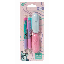 Set Stitch Bolígrafo Más 2 Destacadores Artel