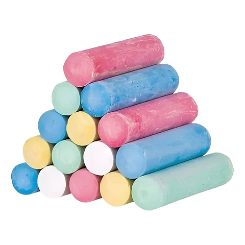Balde de Tiza Jumbo 20Unid. Colores Arte Top