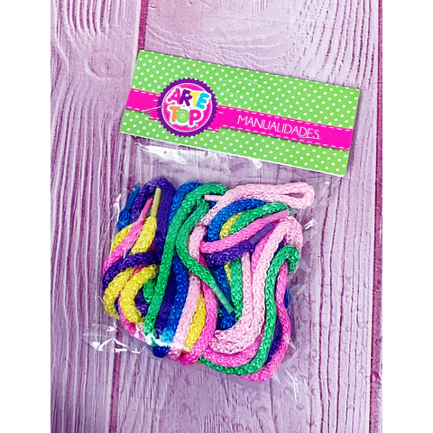 Set 6 Pares Cordones Colores Arte Top