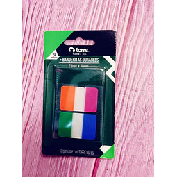 Banderitas Durables 24Un 25Mm X 38Mm Torre