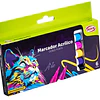 Set 6 Marcadores Acrilicos Doble Punta Brush/Fina Aix