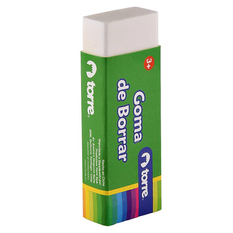 Goma de Borrar Plastica Torre