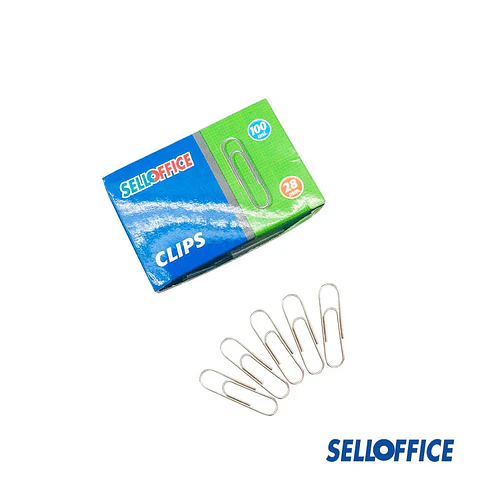 Clip 28MM 100Unid Metalico SelloOffice