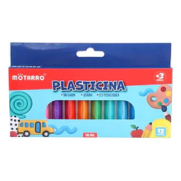 Plasticina 12 Col. Triangular Motarro