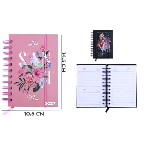 Agenda Ejecutiva Diaria Diseños A6 2027 Motarro