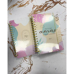 Agenda Ejecutiva Diaria Pastel C/Espiral 2027 Motarro