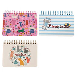 Planner Semanal Gatitos 50HJS. 12.5X18X6CM. Motarro