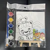Set Atril de Mesa Lienzo Diseños Motarro