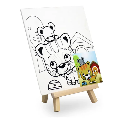 Set Atril de Mesa Lienzo Diseños Motarro