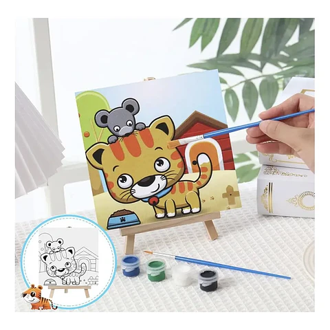 Set Atril de Mesa Lienzo Diseños Motarro