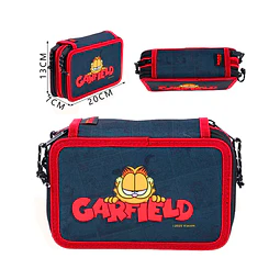 Estuche Triple Cierre Garfield Nickelodeon