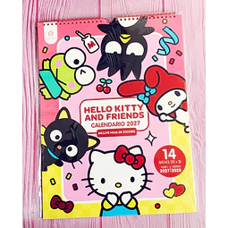 Calendario Hello Kitty And Friends 30X40Cms 2027