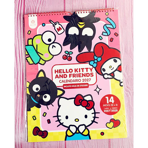Calendario Hello Kitty And Friends 30X40Cms 2027