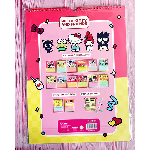 Calendario Hello Kitty And Friends 30X40Cms 2027
