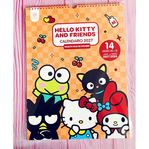 Calendario Hello Kitty And Friends 30X40Cms 2027