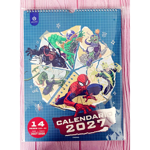 Calendario Spider-Man 30X40Cms 2027