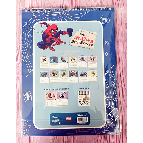 Calendario Spider-Man 30X40Cms 2027