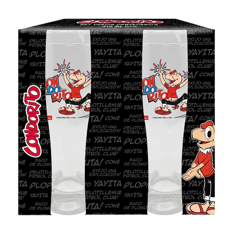 Set 2 Vasos Cerveceros Dieciocheros Condoritos