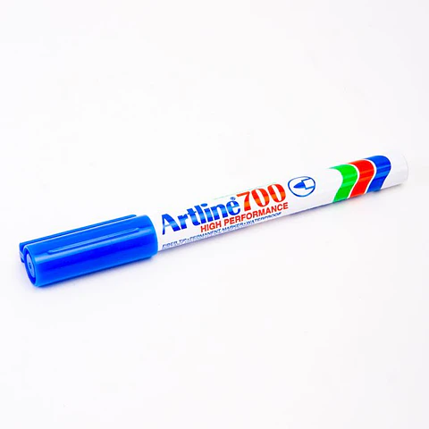 Plumon Permanente Artline 700 Azul