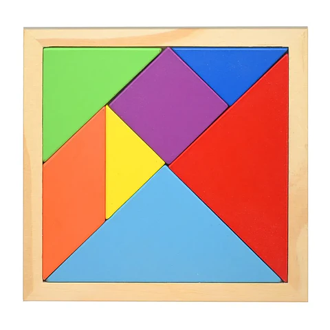 Tangrama 7 Piezas 18 X 18 Cms Pronobel