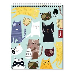 Cuaderno Universitario 100 Hjs 7 Mm Torre Zurdos