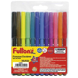 Plumon Scripto 12 Colores Fultons