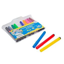 Plumon 12 Colores Jumbo Jm