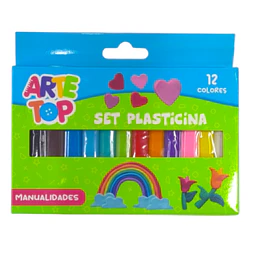 Plasticina 12 Col. Redonda Arte Top