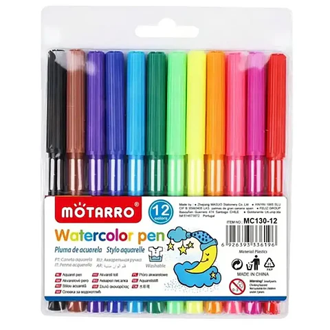Plumon Scripto 12 Colores Motarro