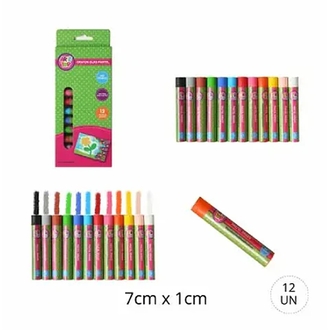Lápiz Pastel Grasso 12 Colores Arte Top