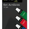 ACRILICO 12 COLORES LAVORO (TUBO)