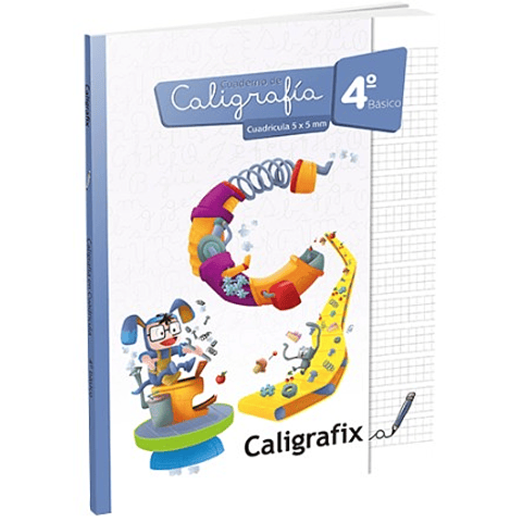 Libro 4to. Básico Cuadrícula 5mm Caligrafix