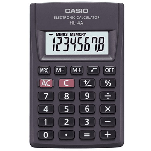 Calculadora Escritorio Casio Hl-4a