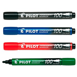 Plumón Permanente Sca-100 Colores Pilot
