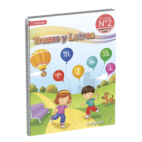 Libro Trazos y Letras Nº2 Caligrafix