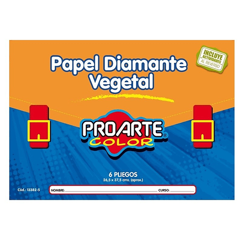 Sobre Papel Diamante Vegetal Proarte